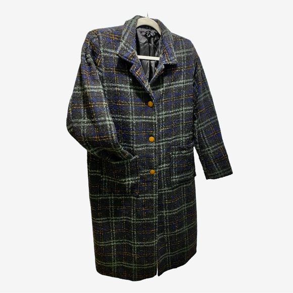 Plaid Coat/Jacket - Picture 1 of 10